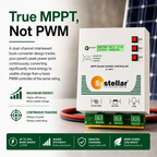 MPPT 12V/24V Solar Charge Controller  Voc 85V - Systellar CC-MPPT-Compact-100