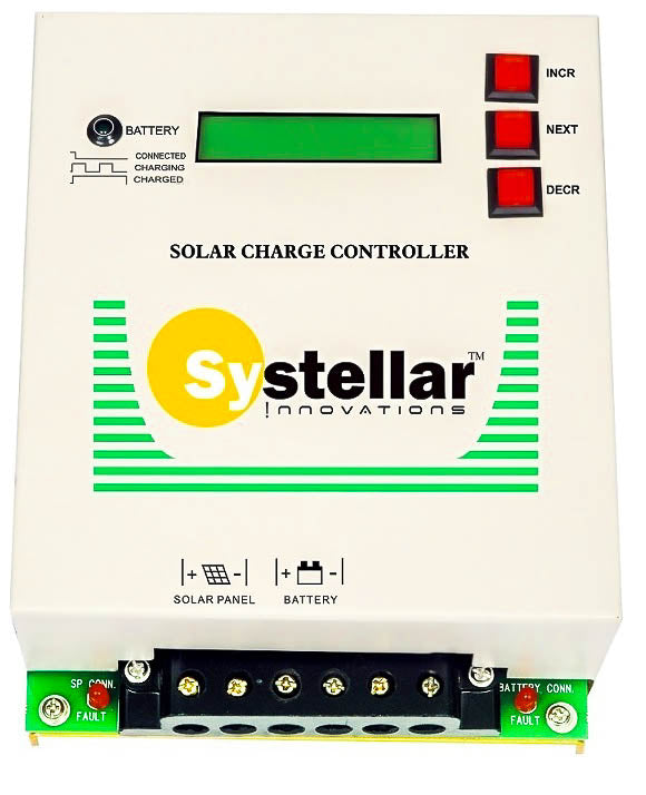 Systellar CC-PWM-HV High Voltage Charge Controller 72V to 240V 40A for Lead Acid battery