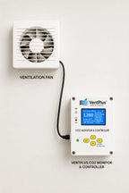 VentPlus CO2 Monitor and Controller with Remote monitoring - Main Unit