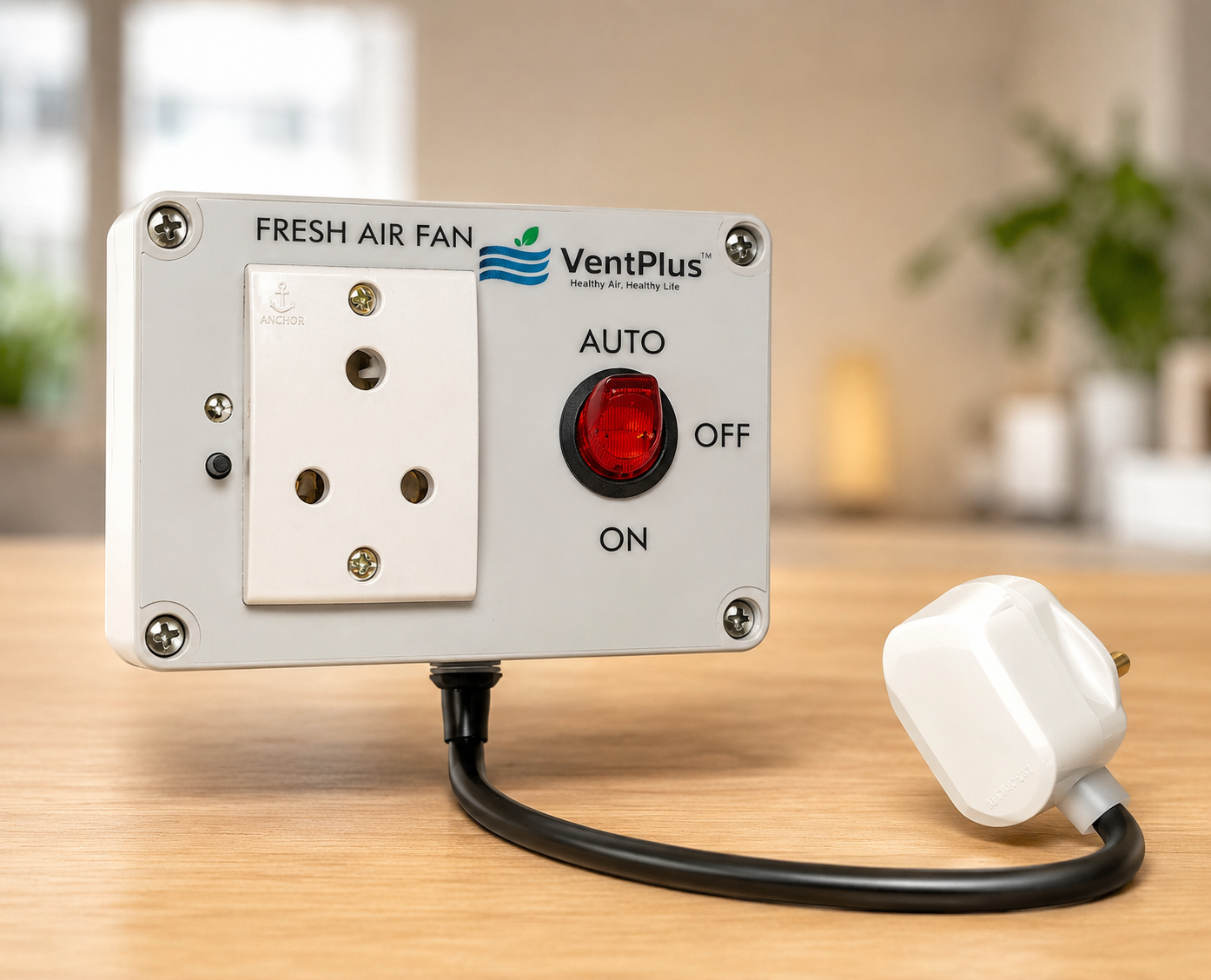 VentPlus CO2 Monitor Wi-Fi Relay Unit (Works only with VentPlus CO2 monitor and controller Main Unit)